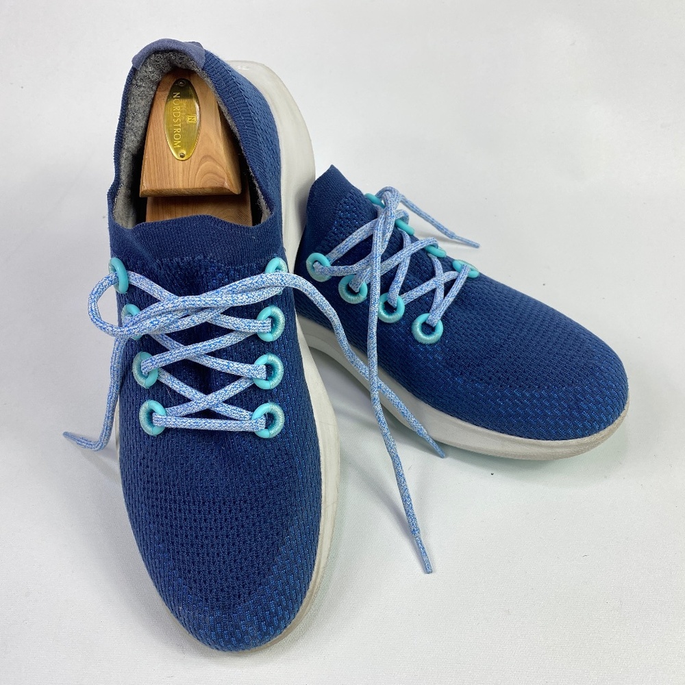 Allbirds Mens Tree Dasher Blue Running Shoes Sneakers Size 13
